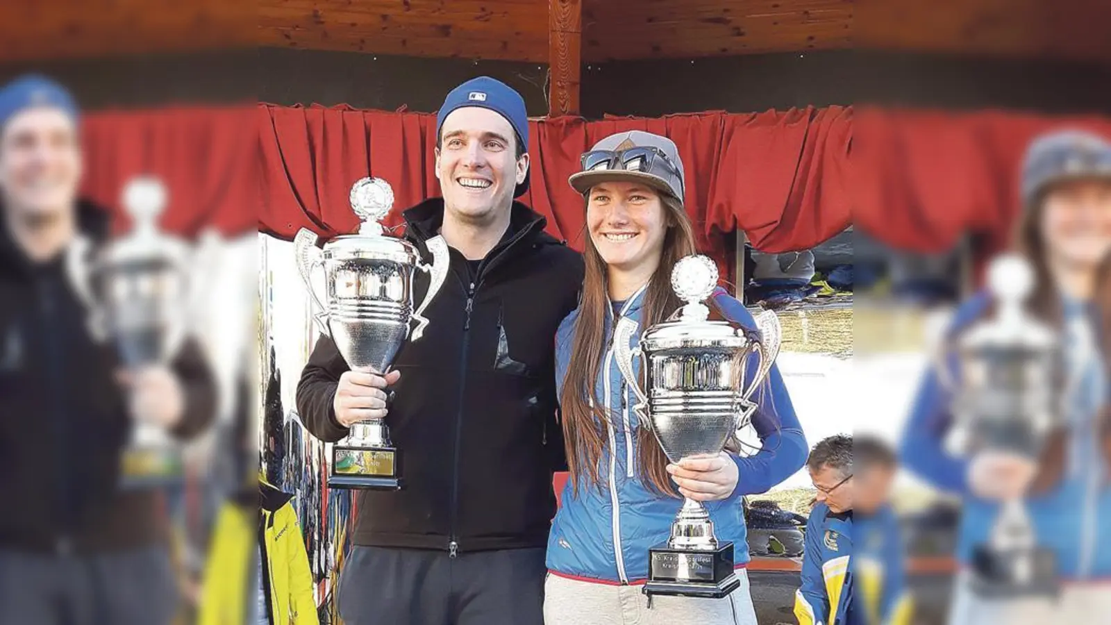 Die stolzen Kreismeister 2017, Christoph Stammel und Hannah Fassbender. 	 (Foto: VA)