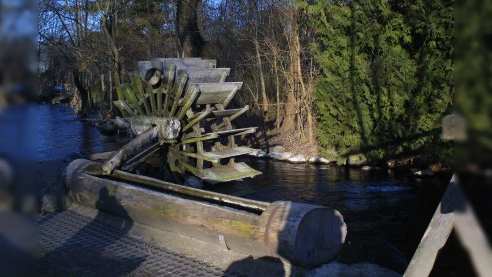 Das Wasserrad in Gräfelfing. (Foto: Christine Rettinger)