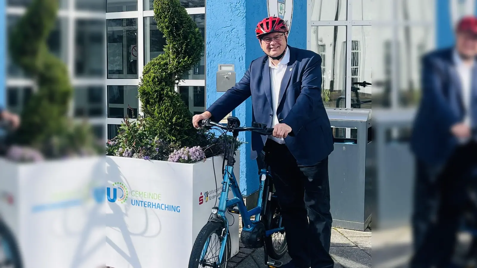 Unterhachings Bürgermeister Wolfgang Panzer hofft, dass viele Unterhachinger in diesem Jahr fleißig in die Pedale treten. (Foto: hw)