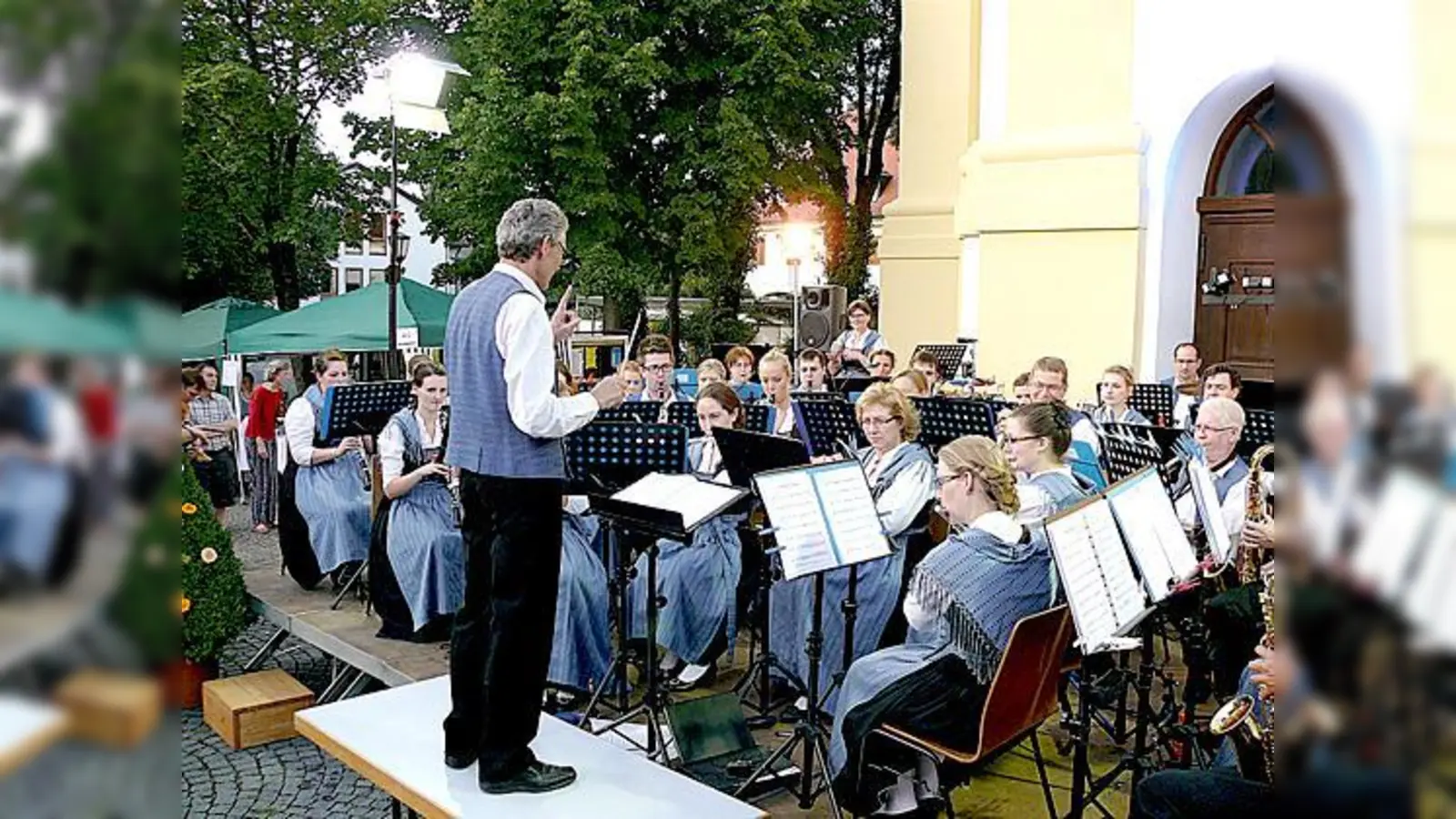 Blasorchester St. Michael spielte buntes Programm von Klassik bis Pop.	  (Foto: Susanne Schneider)