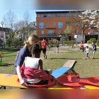 Jede Menge Spiel und Spaß bringt der Spielbus in die Messestadt. (Foto: Echo e.V)