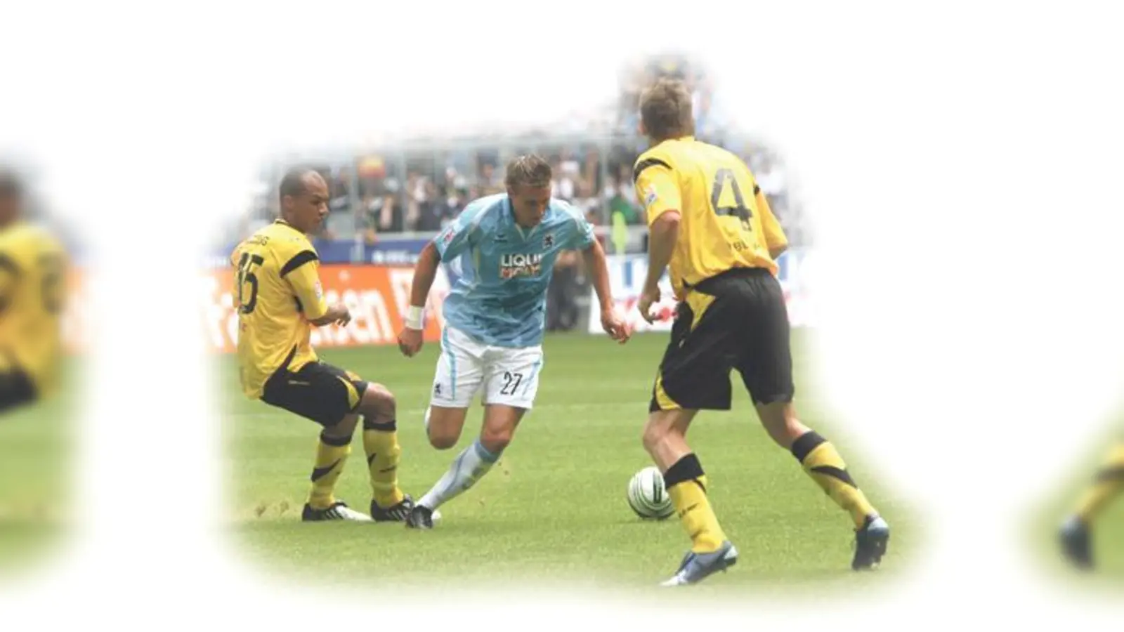 Schon im Hinspiel konnten sich die Löwen (hier Manuel Schäffler) gegen die TuS Koblenz durchsetzen. Am Ende hieß es 2:0.	 (Foto: Anne Wild)