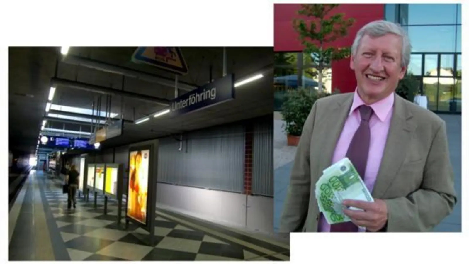 Unterföhrings Bürgermeister Franz Schwarz hält das Geld der Gemeinde zusammen.  Der wohl modernste S-Bahnhof in der Region steht in Unterföhring: Mehr als 50 Millionen Euro ließ sich die Gemeinde das kosten, 2005 wurde er eröffnet.  (Fotos: ikb)