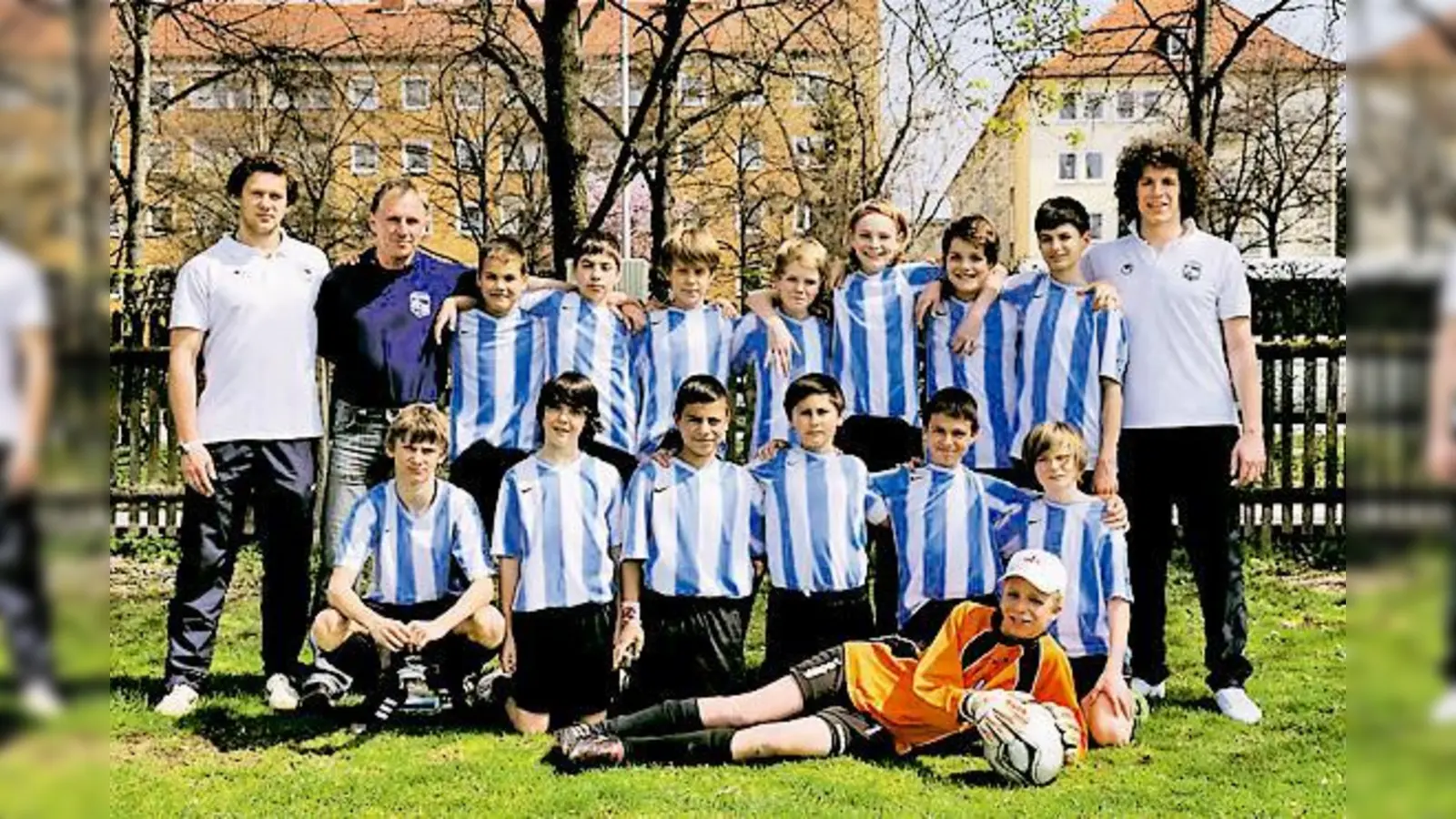 Die D-Junioren der FT Gern freuen sich über ihren Sieg gegen den TSV Solln.	 (Foto: FT Gern)