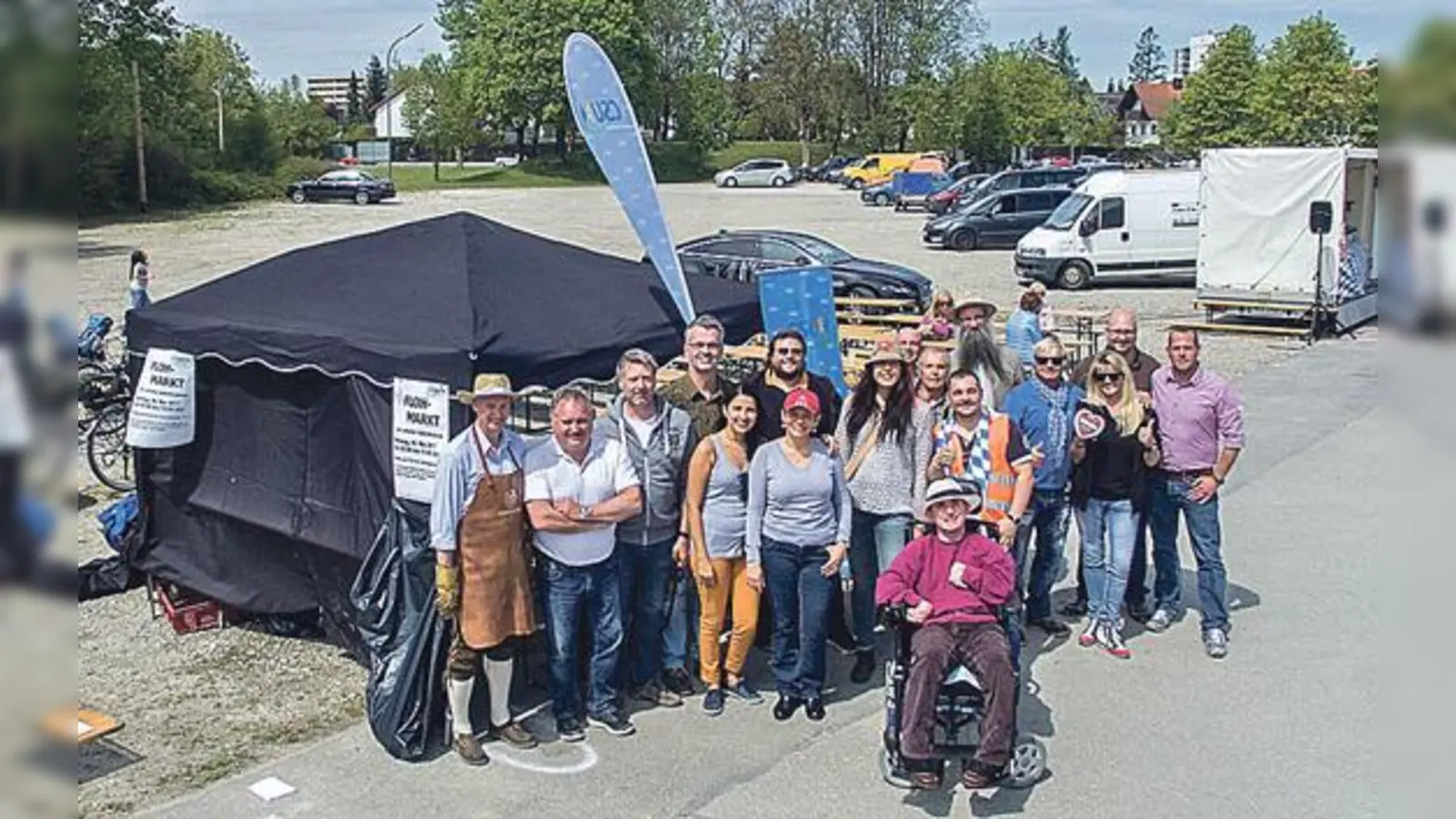 Der Flohmarkt der CSU am Volksfestplatz war auch schon letztes Jahr ein voller Erfolg. 	 (Foto: VA)