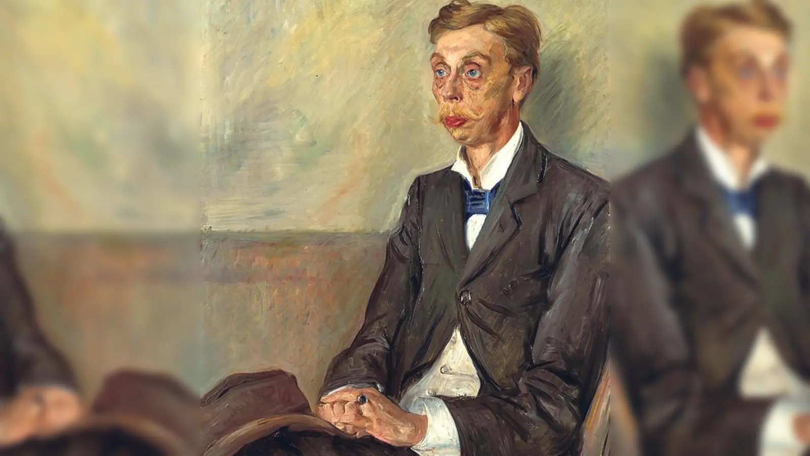In der Neuen Pinakothek hängt ein Portrait Eduard von Keyserlings. Lovis Corinth malte den 46-jährigen, von Krankheit gezeichneten Schriftsteller im Jahr 1900, im Saal 5.  (Foto: ©Bayer. Staatsgemäldesammlungen, Neue Pinakothek, München)