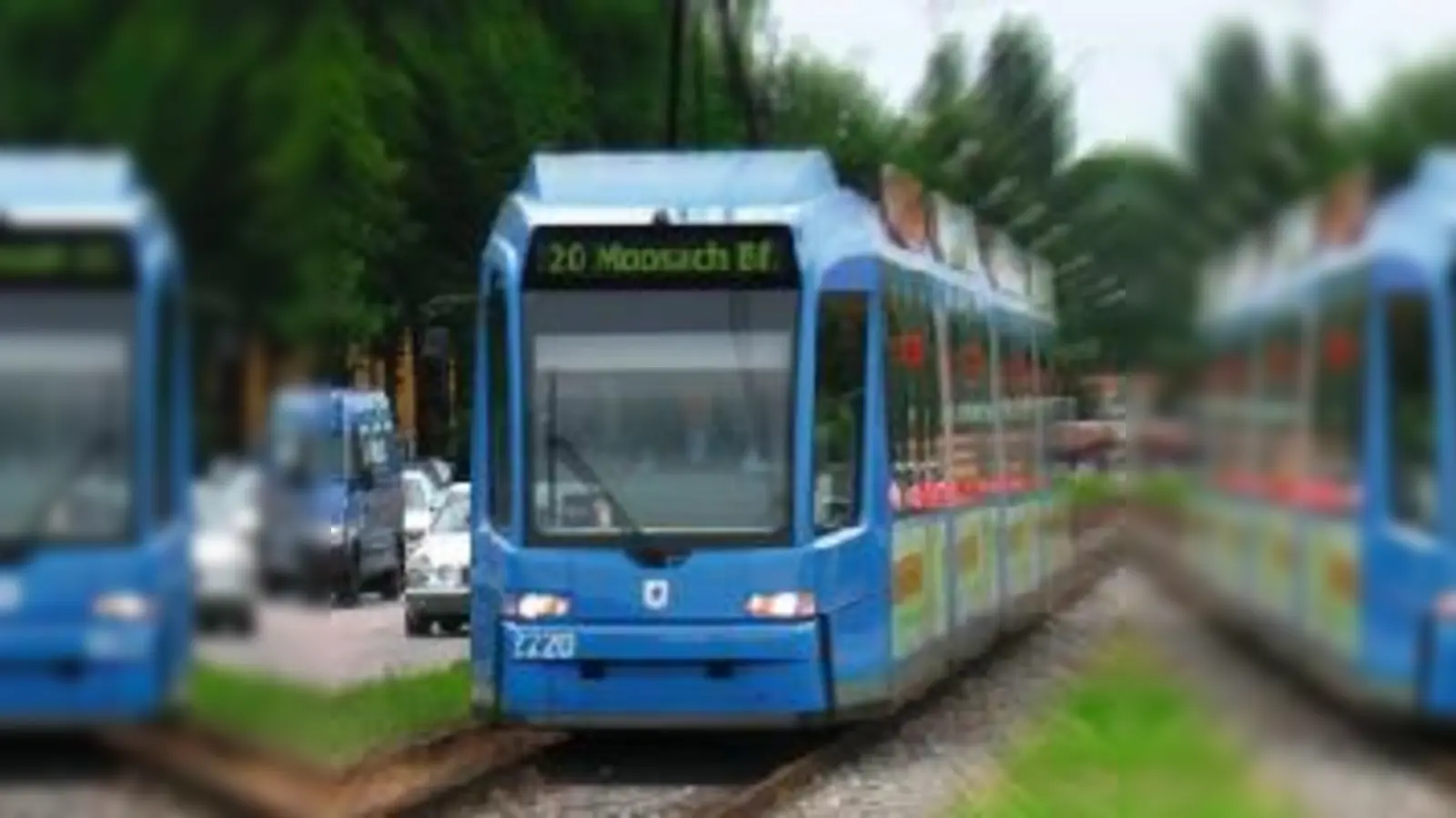Die Trambahnlinie 20 fährt ab sofort wieder zum Moosacher Bahnhof.  (Foto: MVG)