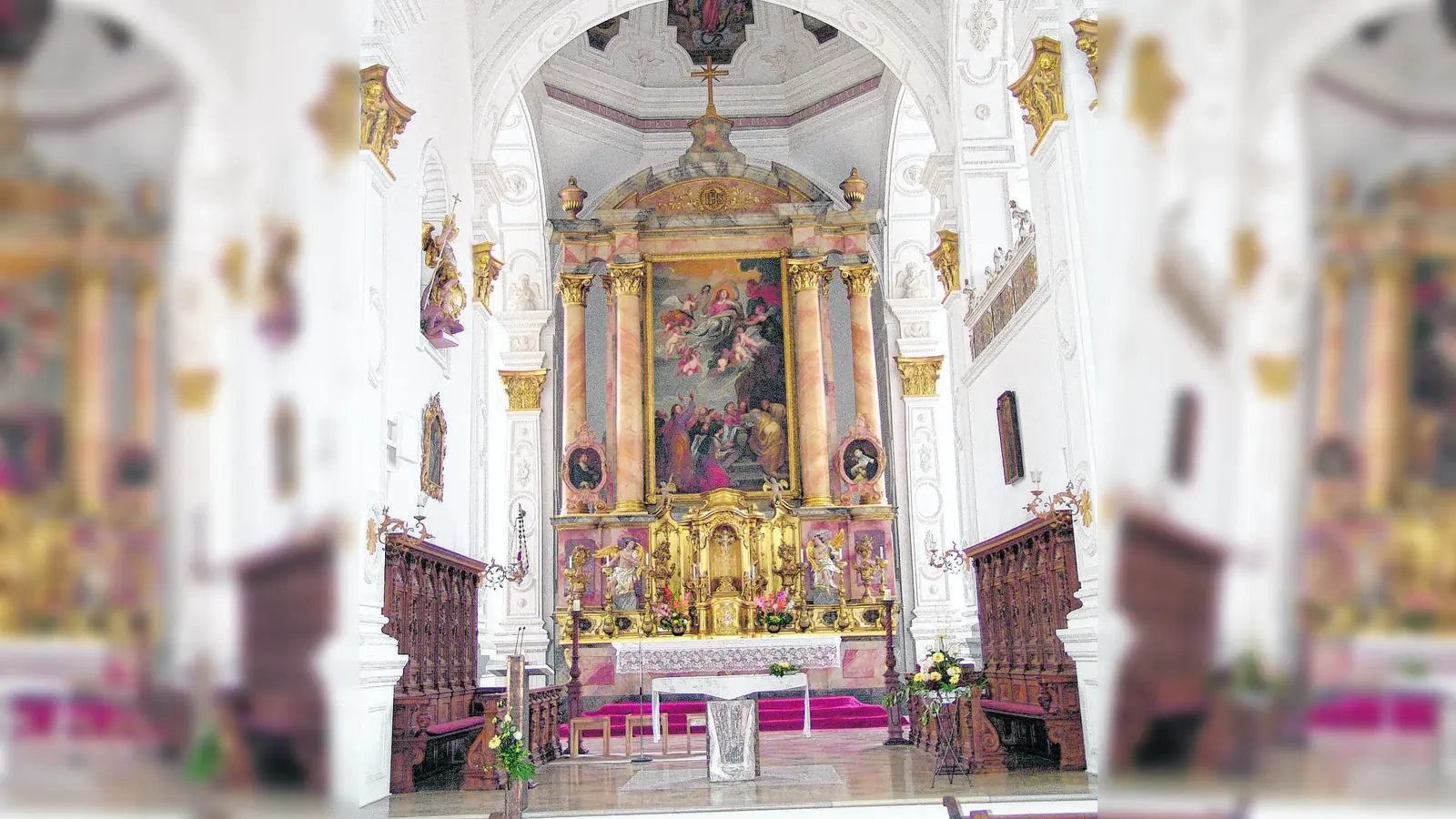 In der Stadtpfarrkirche Mariä Himmelfahrt in Weilheim werden festliche Gottesdienste zu Ostern gefeiert. (Foto: mka)