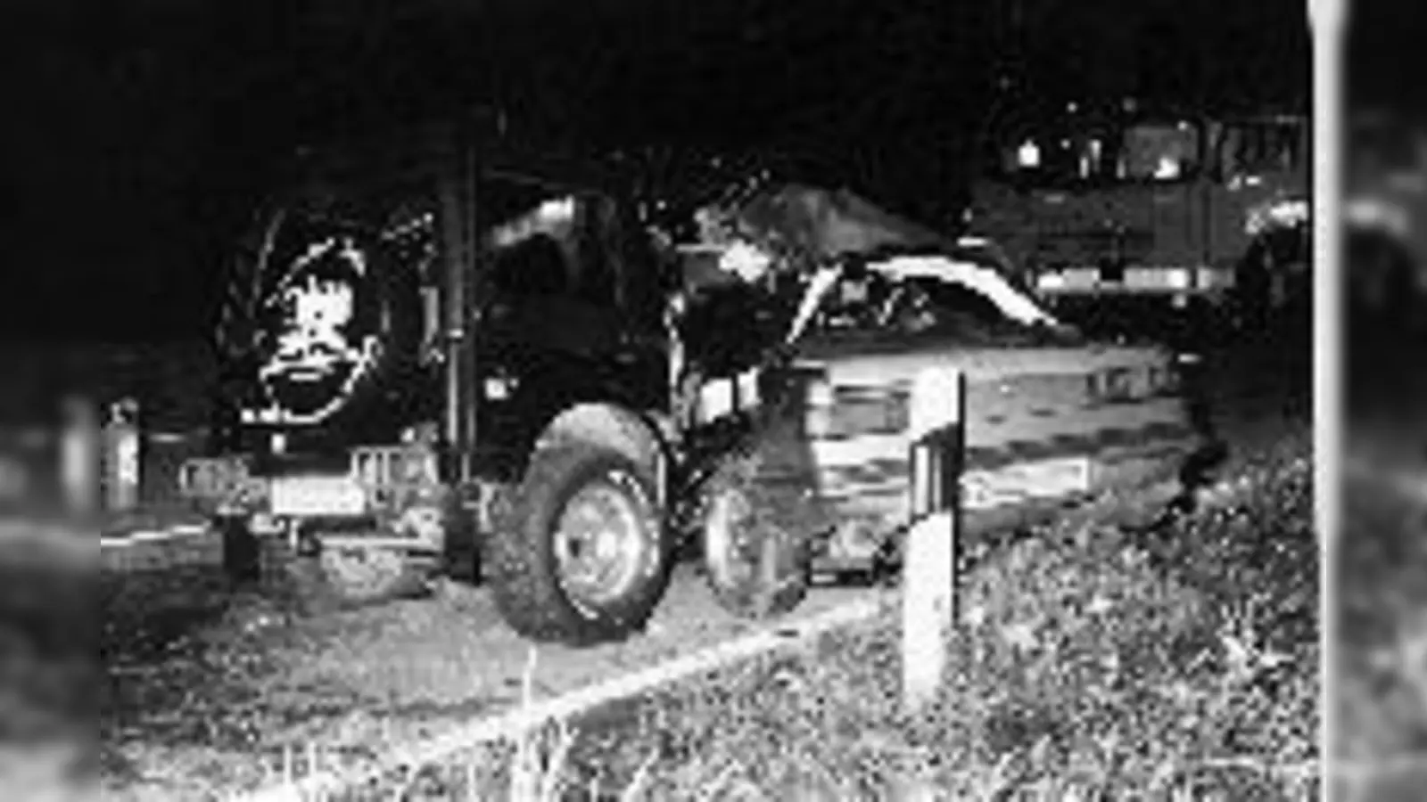 Zu hohe Geschwindigkeit führt zu schlimmsten Verkehrsunfällen  vor allem  auf der B 388.	 (Foto: Polizei)