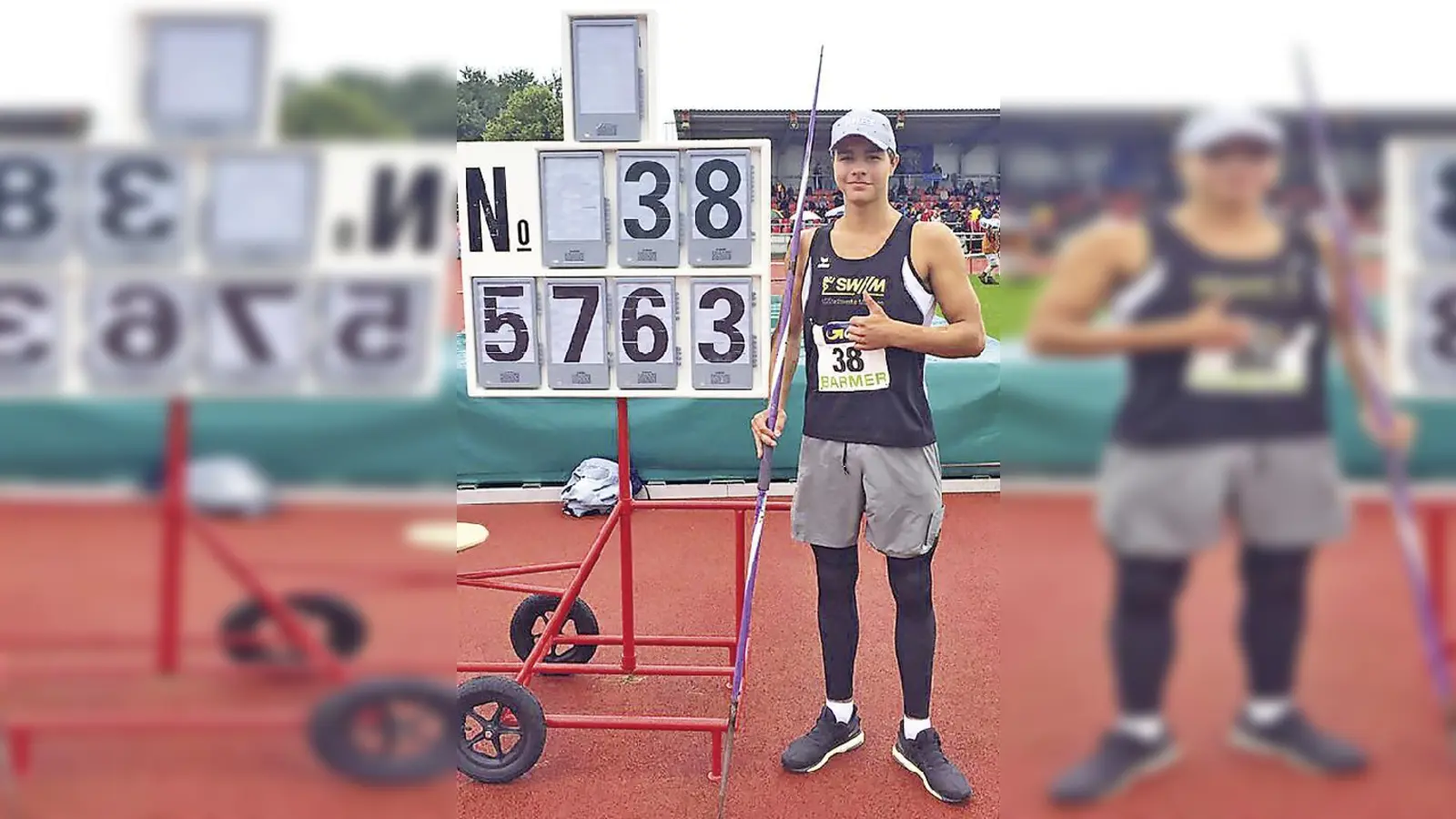 Bester deutscher Speerwerfer unter 16 Jahren: Florian Unold von der Turnerschaft Jahn München.	 (Foto: privat)