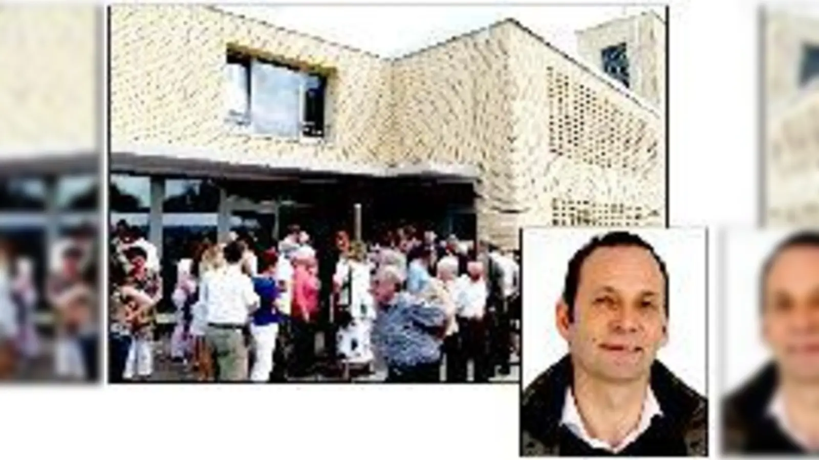 Nicht immer sind die Gottesdienste so voll. Doch die Zeiten, als nur zehn evangelische Christen den Weg fanden, sind durch den Hallbergmooser Pfarrer, Thomas Bachmann (r.), lange vorbei.	 (Fotos: bb/sl)