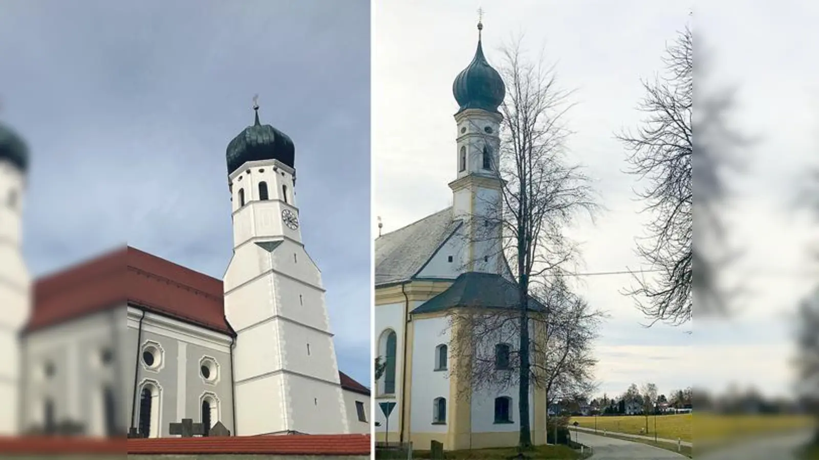 Der Ensembleschutz umfasst in Kleinhelfendorf bei Aying das Gebiet zwischen der Pfarrkirche St. Emmeran und der Wallfahrtskapelle am Ortseingang.	 (Fotos: hw)