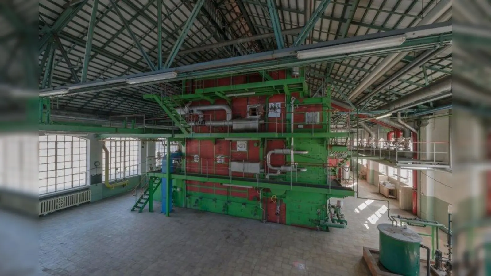 Vor dem Umbau: Aus dem 115 Jahre alten Kesselhaus wurde über viele Jahrzehnte die Zentralwerkstätte der Königlich Bayerischen Staatsbahn mit Energie versorgt. (Foto: Christoph Knoch)