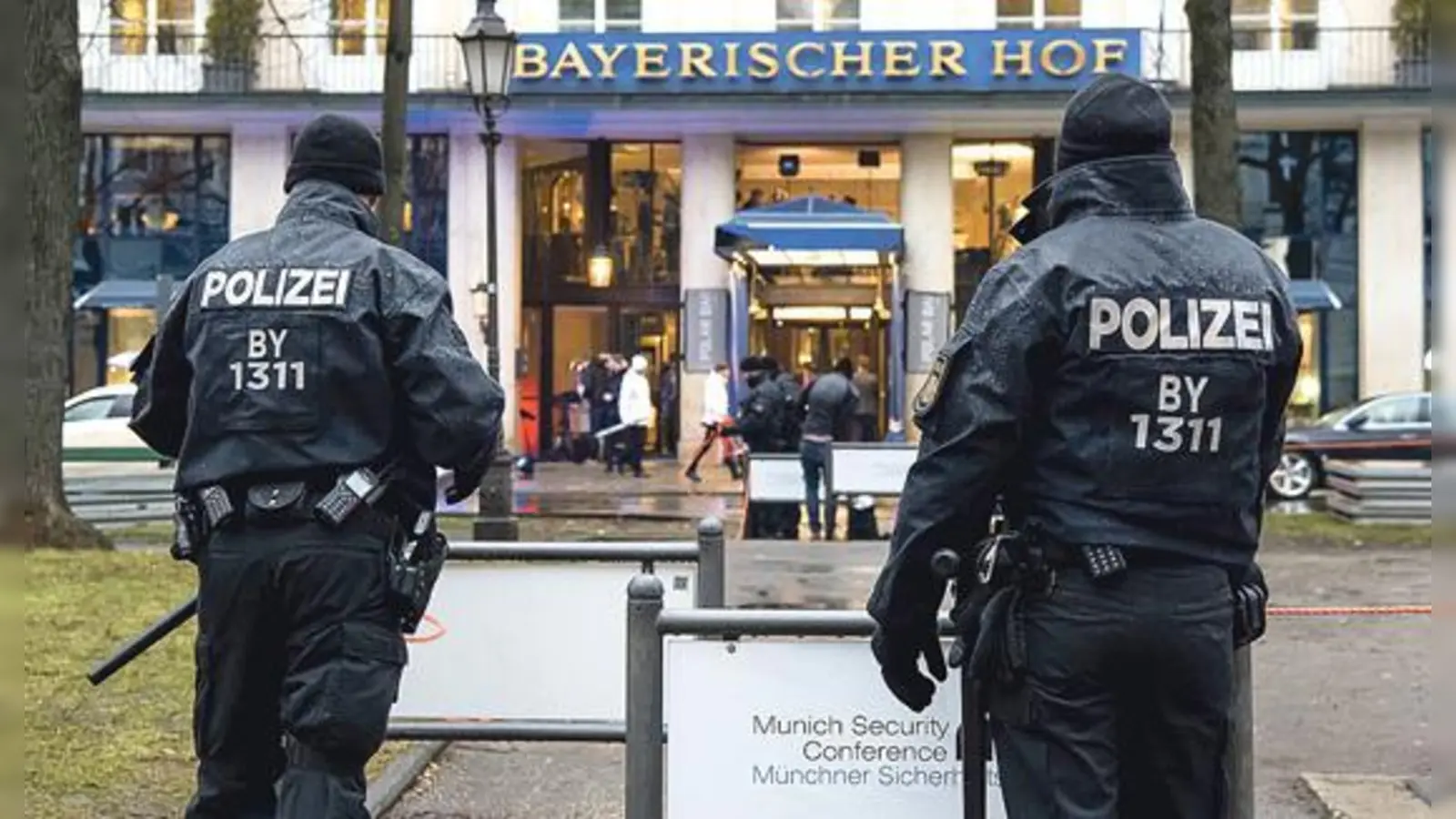 Hauptschauplatz der Sicherheitskonferenz ist wieder das Hotel Bayerischer Hof. Rund 4.000 Polizeibeamte werden am Wochenende in der Innenstadt vor Ort sein.     (Foto: MSC/Koch)