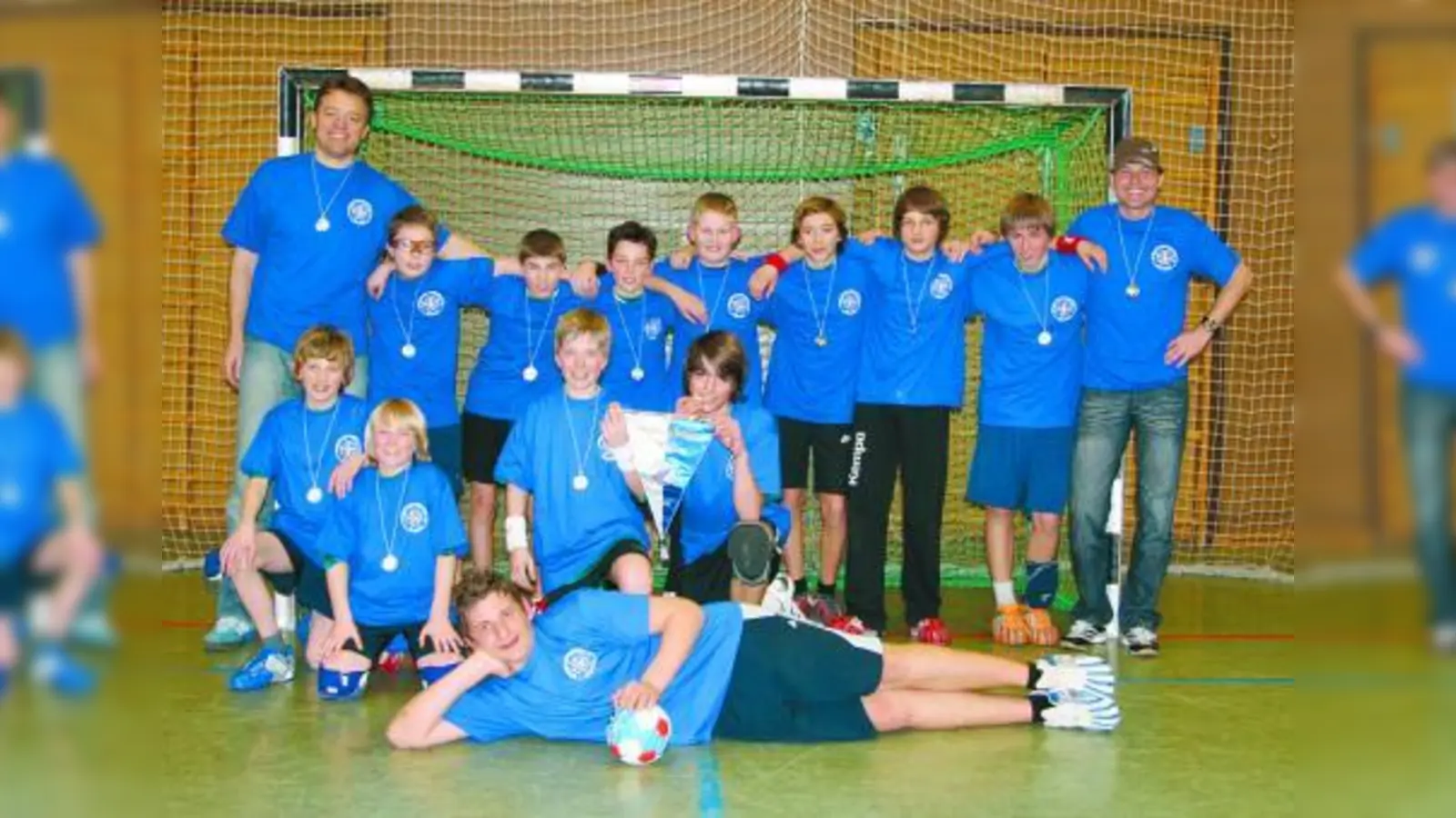 Spielen in der kommenden Saison in der Bayernliga: die C‑Jugend-Handballer des TSV Allach 09. (Foto: pi)