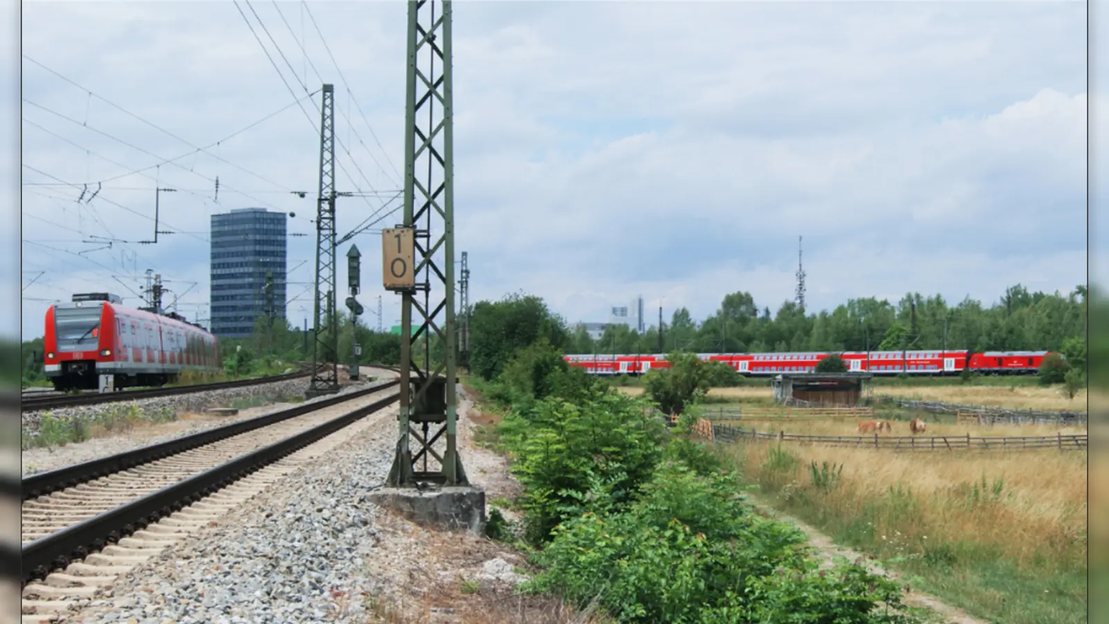 Die Bahn stellt ihre Ausbaupläne für den Münchner Osten vor. Auch die Truderinger Kurve wird ausgebaut. (Foto: DB)
