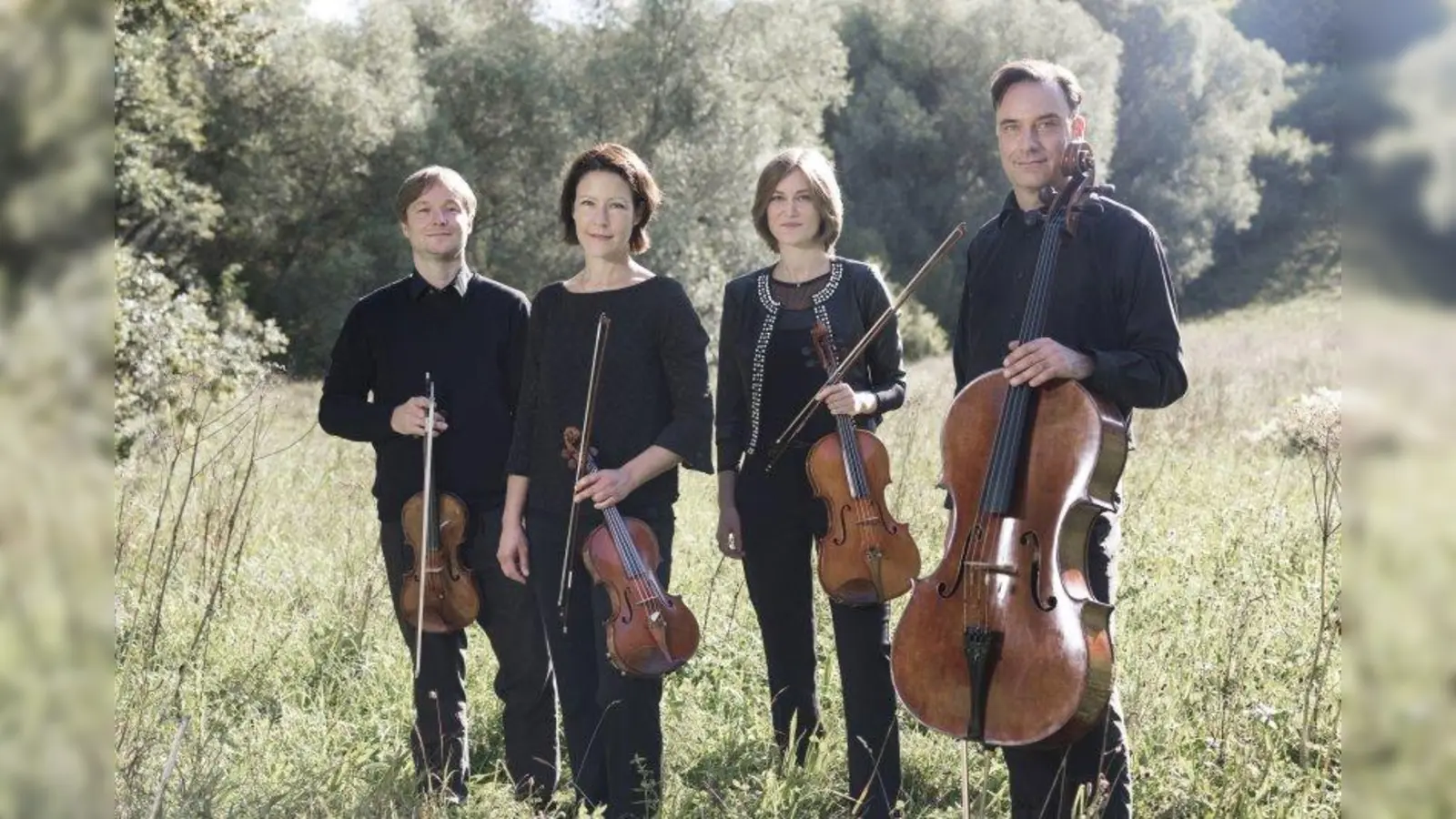 Ihre Musik geht unter die Haut: Stefan und Gundula Kirpal, Alba González y Becerra und Stephen Ristau (von links). (Foto: Diogenes-Quartett)