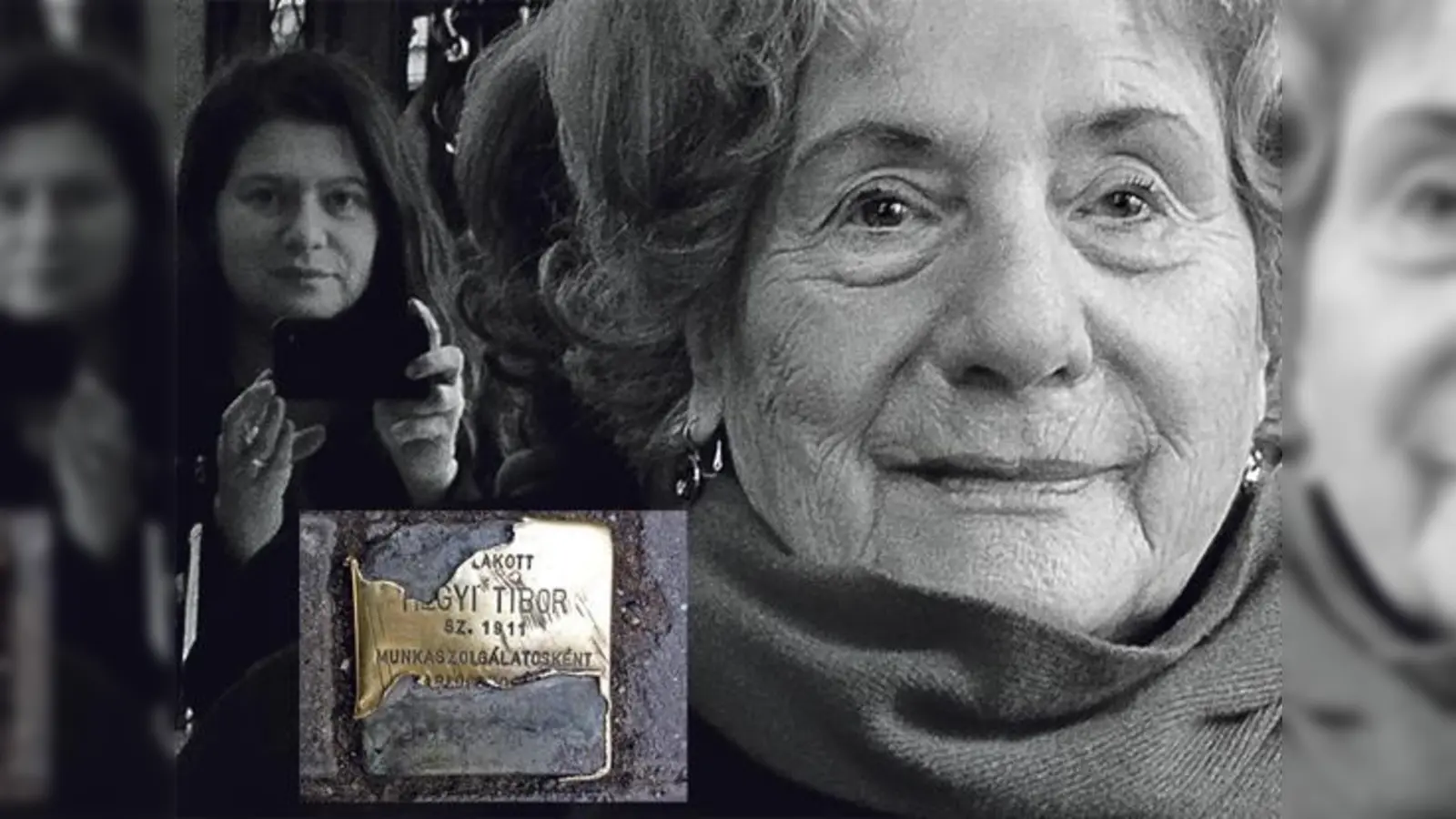 Ruth Meros mit ihrer Tochter Gabriella im Hintergrund. Beide sind gegen die Erinnerungsform der »Stolpersteine«. Die werden oft durch Abnutzung, bisweilen sogar absichtlich zerstört. 	 (Foto: Gabriella Meros/Privat)