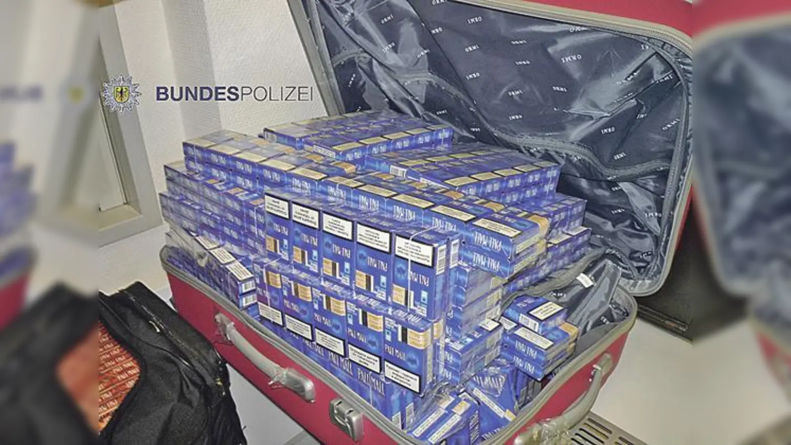 Die Bundespolizei hat am Hauptbahnhof Schmuggelzigaretten für 4860 Euro sicher gestellt.   (Foto: BP)