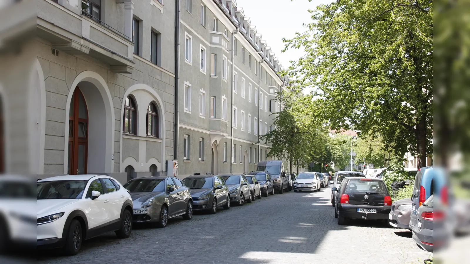 Die Fuggerstraße gehört zu einem der neuen Parklizenzgebiete. (Foto: job)