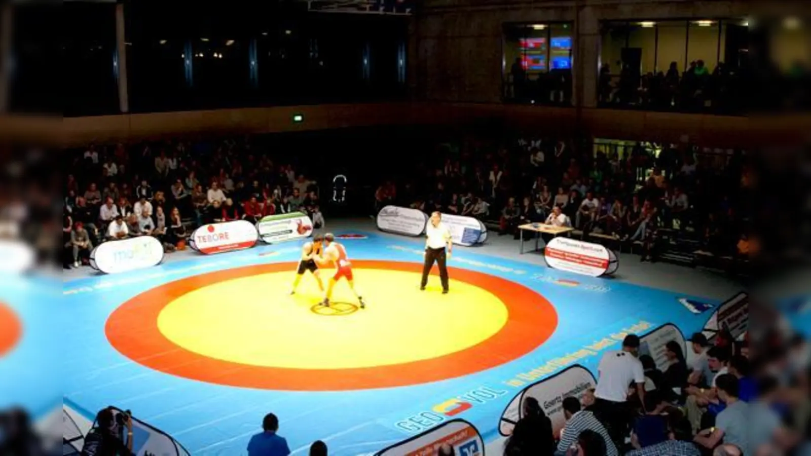 Der »Traum aller Ringer«, die neue SC Halle, war schon zur Generalprobe rappelvoll.	 (Foto: Privat)