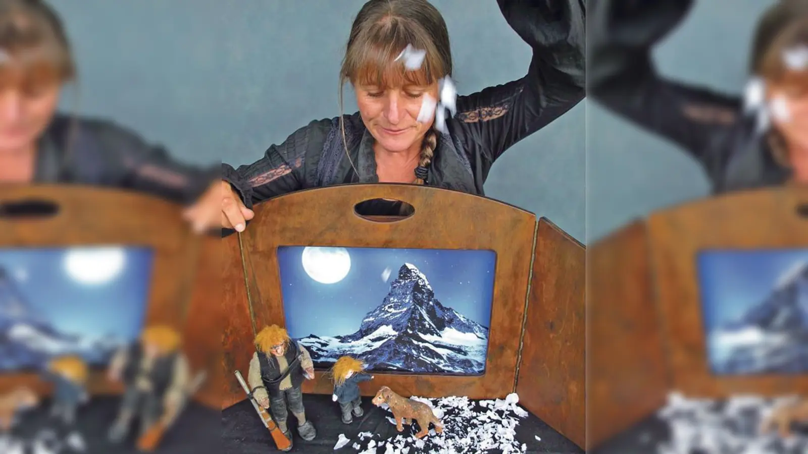 »Oma Linde« und ihr Kamishibai.	 (Foto: VA)