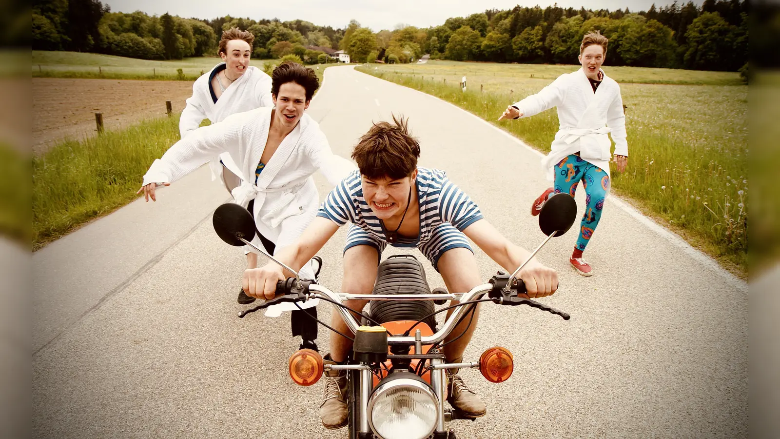 Spielt alles aus eigener Feder: Die Jugendband Falschgeld aus dem Fünfseenland. (Foto: Max Alberti)