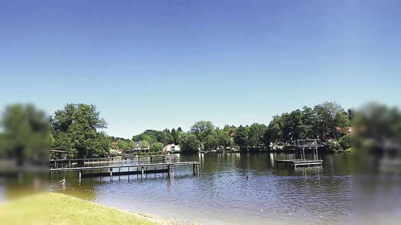 Selbst das Planschen im harmlosen Klostersee kann schnell zu einer tödlichen Gefahr werden. 	 (Foto: BRK Wasserwacht)