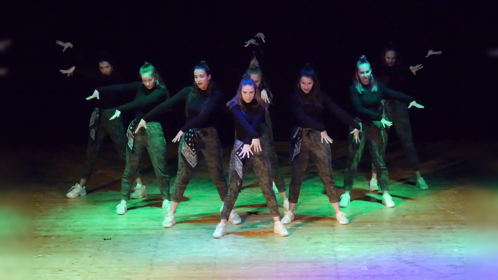 Die 15 Teilnehmer des diesjährigen P-Seminars "Tanzabend" überzeugten auf ganzer Linie. (Foto: VA)