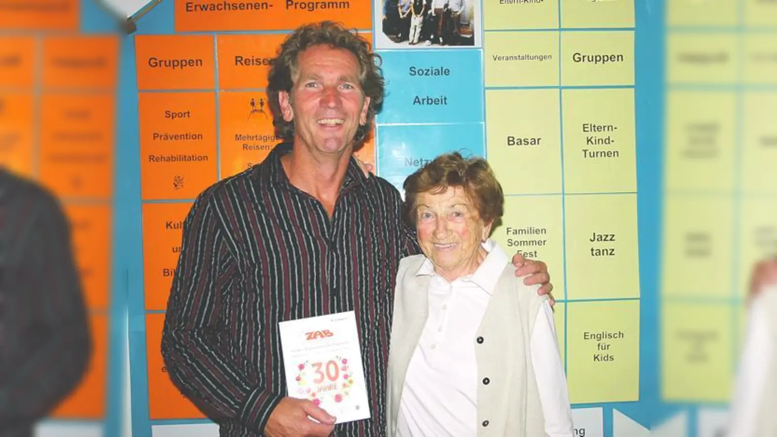 30 Jahre ZAB: Sonja Klingl und Fred Körner freuen sich schon auf die große Geburtstagsfeier im Oktober.	 (Foto: Sylvie-Sophie Schindler)