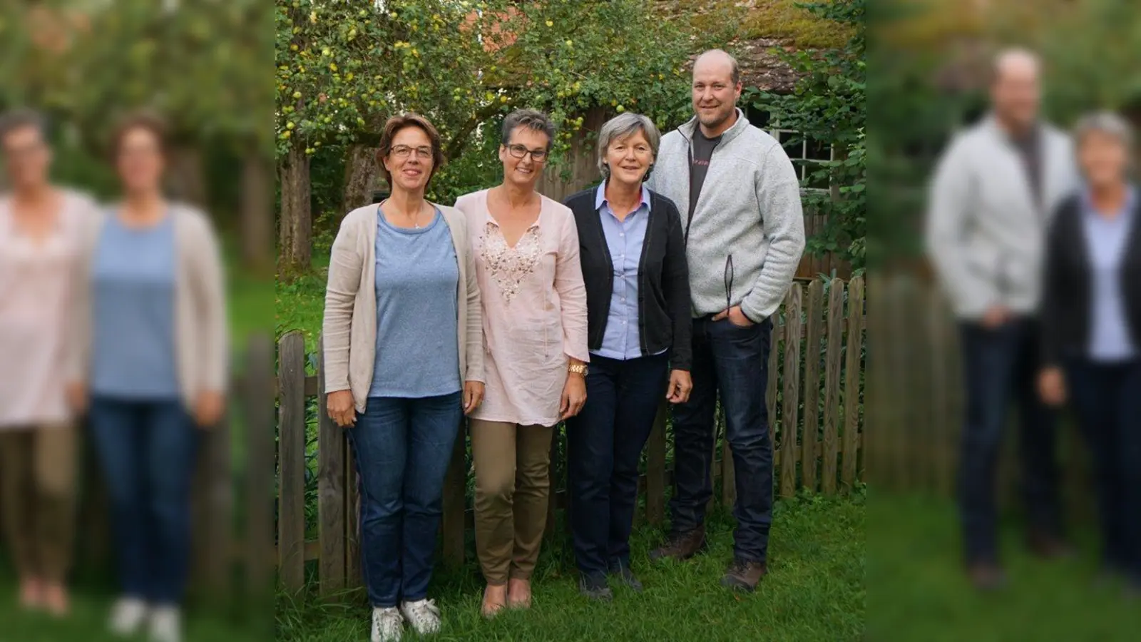 Der neu gewählte Vorstand v.l.: Jana Schmaderer, Carla Ritz, Annemarie Pentenrieder und Magnus Ruhdorfer. (Foto: Solidargemeinschaft.)