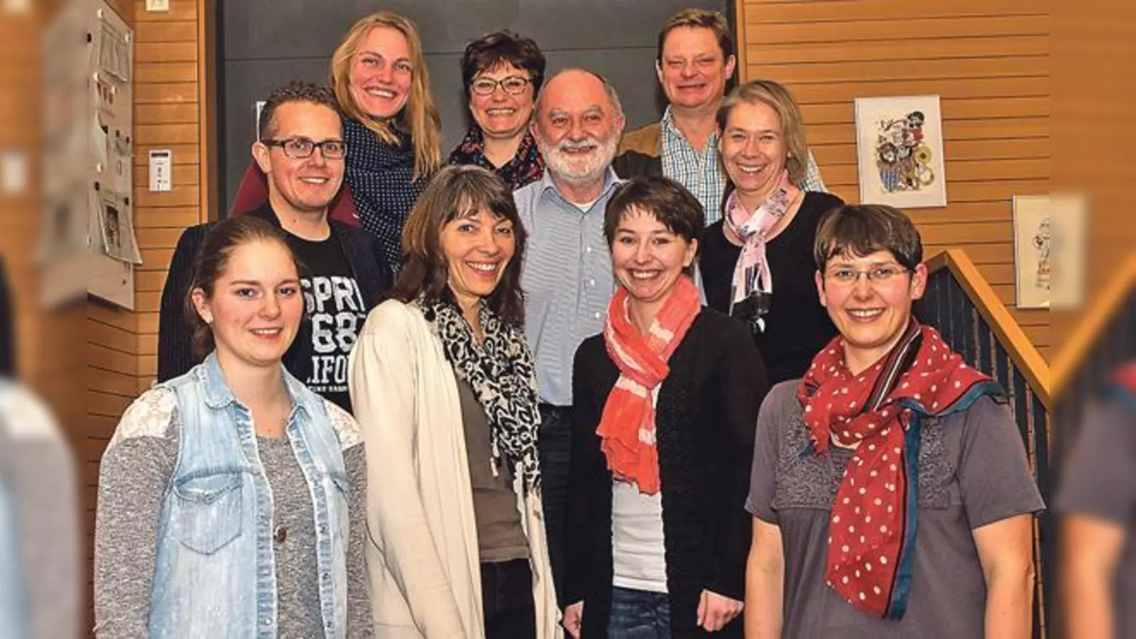 Der neue Vorstand mit der Ersten Vorsitzenden Andrea Huber (untere Reihe, zweite von links).	 (Foto: Verein)