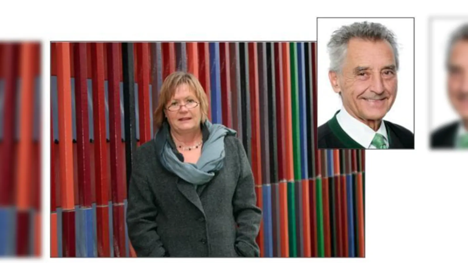Martha Hipp und Reinhold Babor sind sich uneins über den besten Weg zum Museum Brandhorst und dem übrigen Kunstareal. 	 (Fotos: scy/privat)