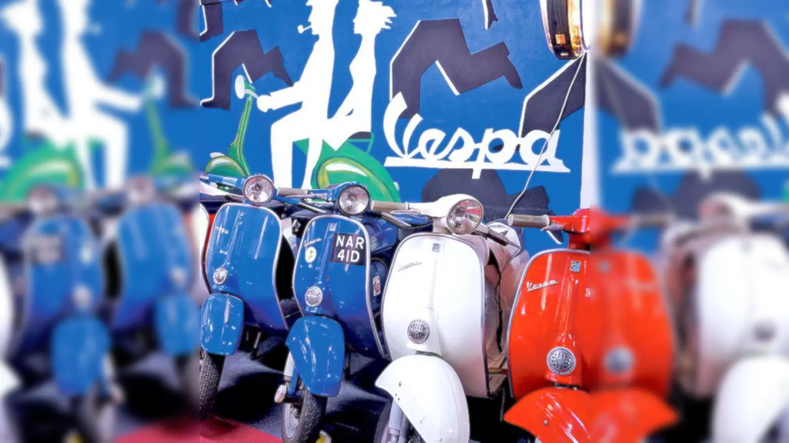 Einge Schmuckstücke aus der Sammlung von Robin Davy alias Mr. Vespa.	 (Foto: hw)