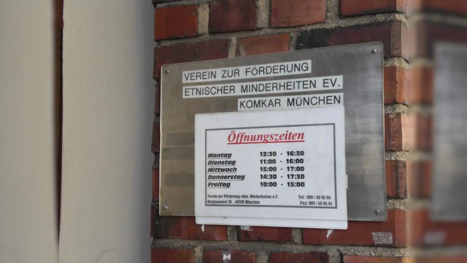Seit 1986 ist der Verein zur Förderung ethnischer Minderheiten die Anlaufstelle vor allem für Kurdinnen und Kurden in München. (Foto: SE)