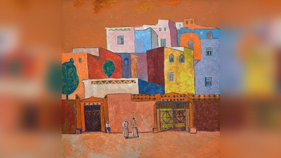 Hochklassige Grafiken im traditionellen wie im modernen Stil sind Akhmet Akhats Markenzeichen. (Foto: Akhmet Akhat)