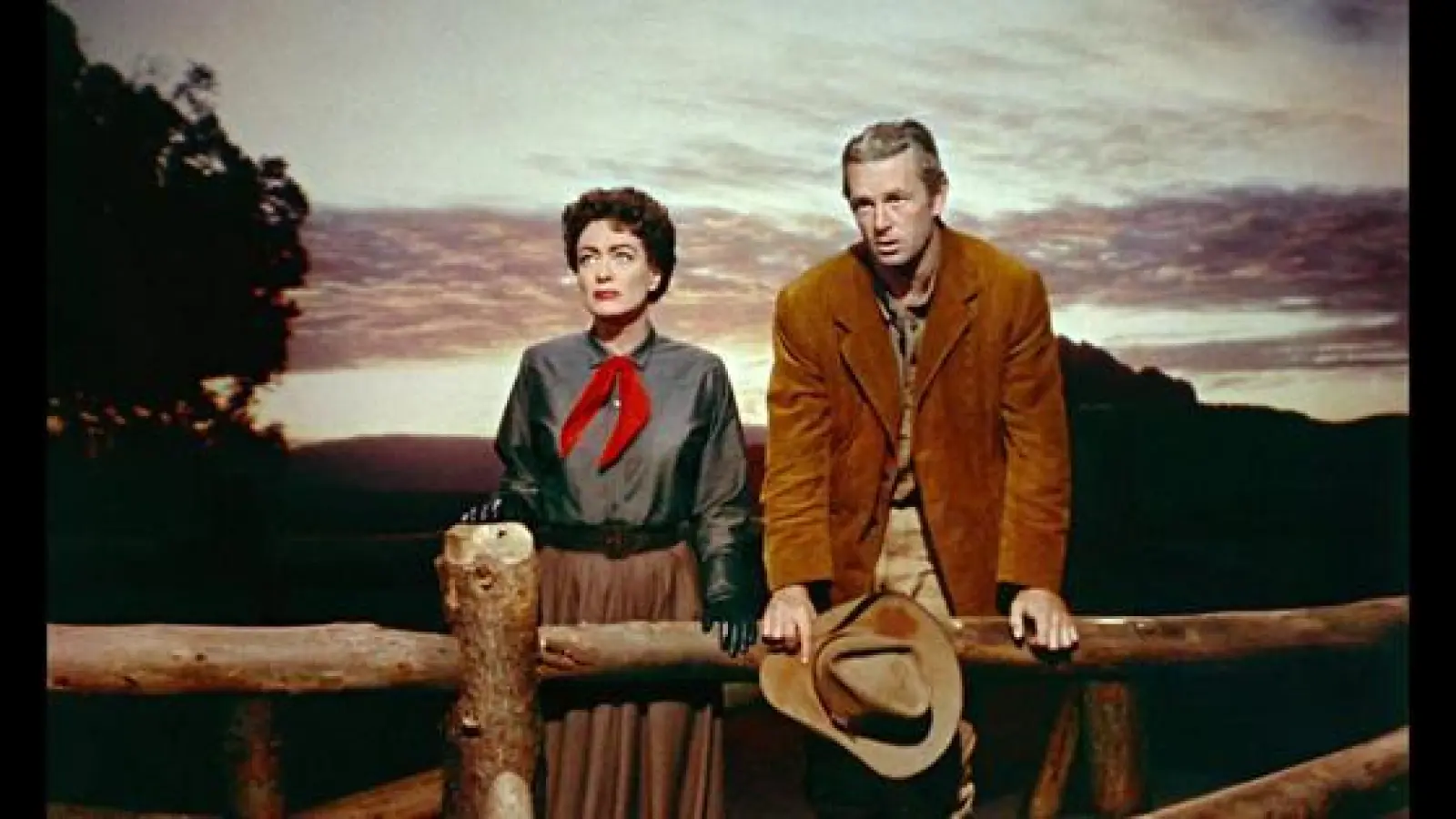Sterling Hayden (rechts) im Western »Johnny Guitar« von 1954 als kampfesmüder Cowboy.	 (Foto: VA)