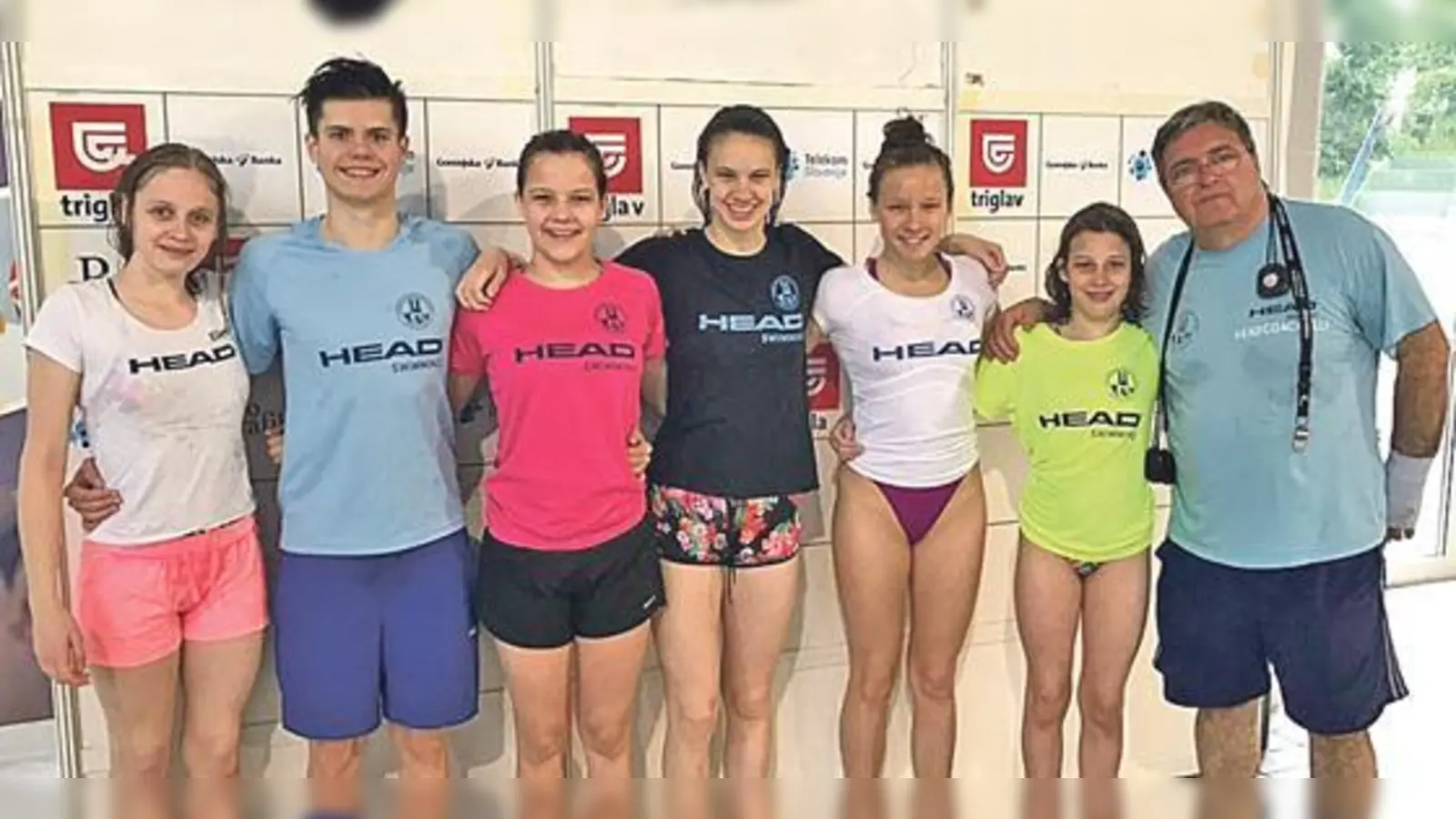 Chefcoach Elli Mangafic und sein starkes Team für die Deutschen Jahrgangsmeisterschaften in Berlin.	 (Foto: Verein)