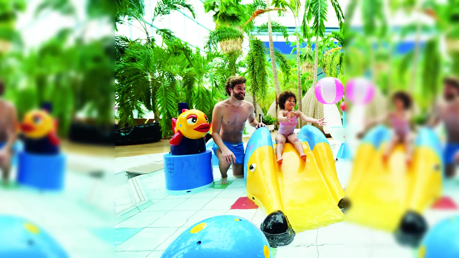 In der Therme ist für die ganze Familie etwas geboten. (Foto: Therme)