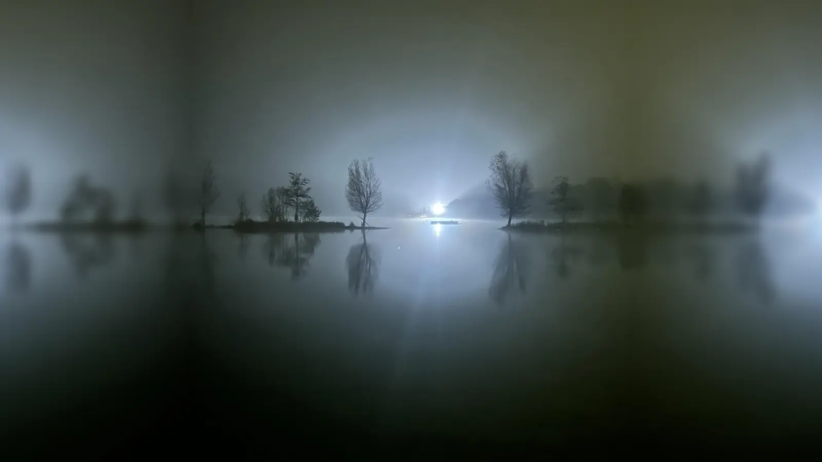Mystisch und ein bisschen unheimlich. Der Kronthaler Weiher.<br> (Foto: C. Rohr)