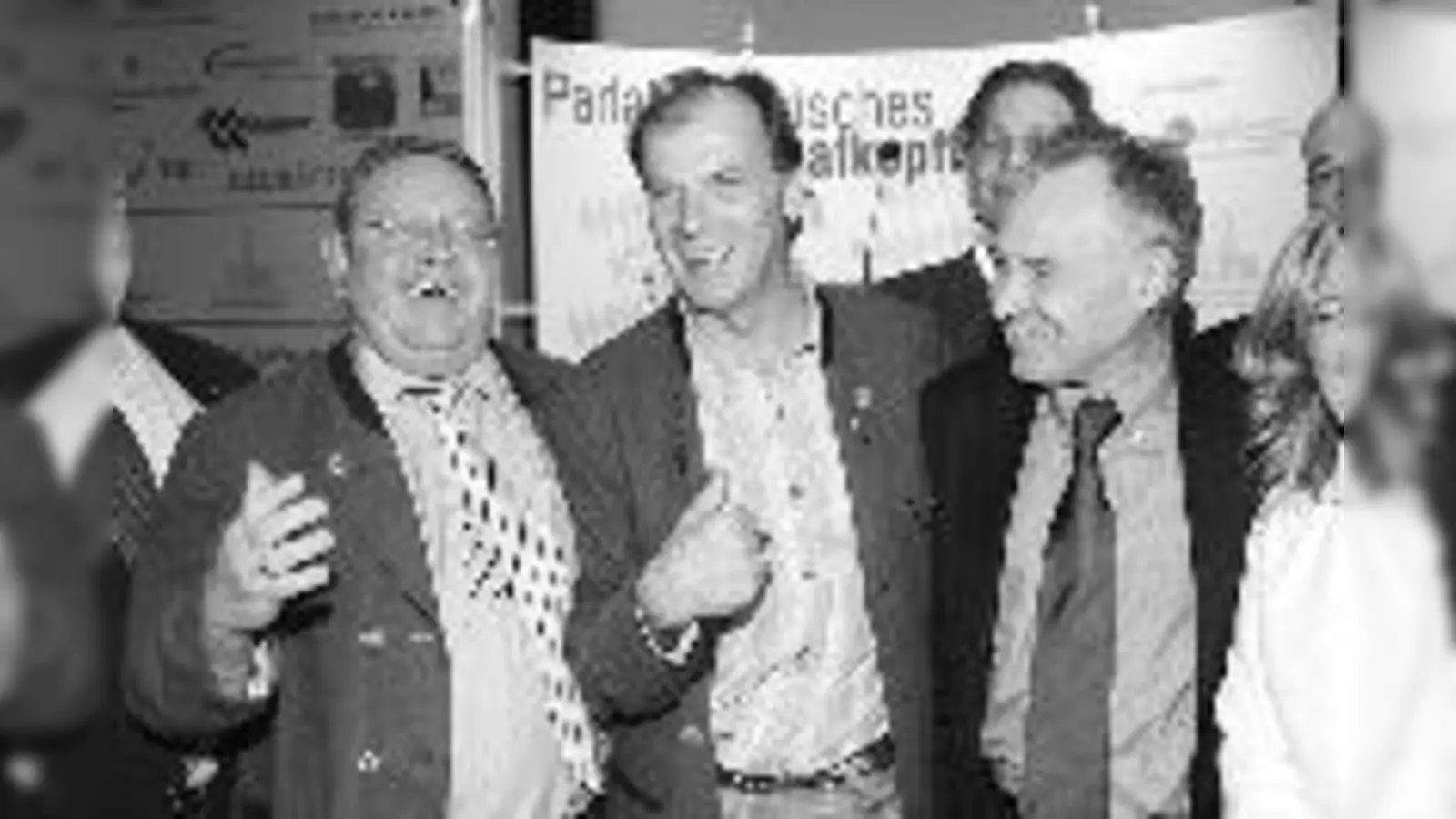 Grund zur Freude hatten Herbert Frankenhauser, Wolfgang Fierek und Erwin Huber.	 (Foto: Privat)