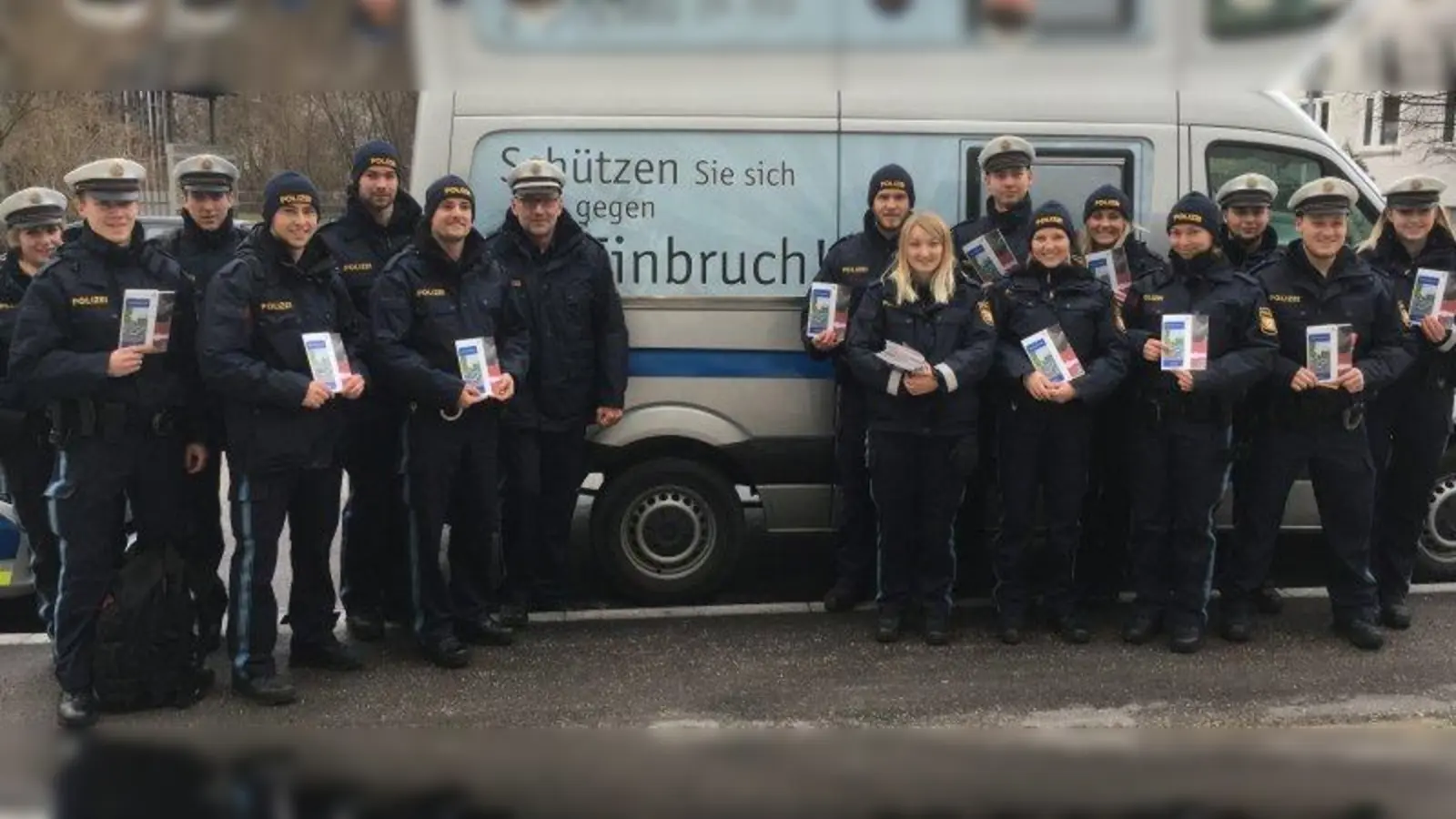 Die jungen Polizisten waren in Sendling unterwegs. (Foto: Polizei)