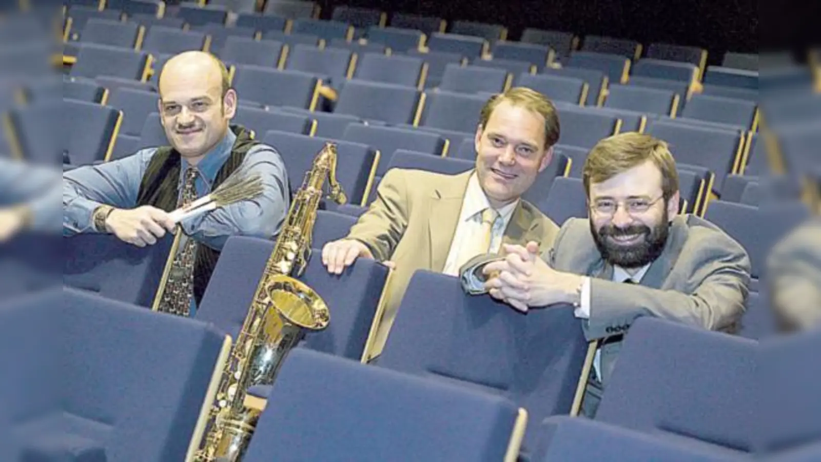 Die »Three Wise Men« sorgen mit ihrem Jazz-Konzert für gute Laune unter den Gästen. 	 (Foto: VA)