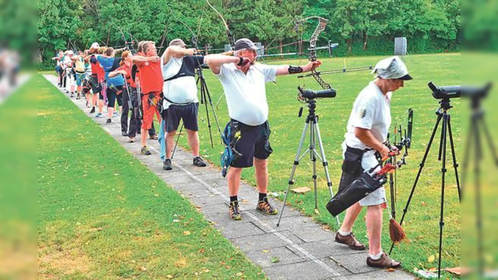 Die Sauerlacher Schützen freuten sich über zahlreiche Teilnehmer bei ihrem alljährlichen Turnier.	 (Foto: VA)