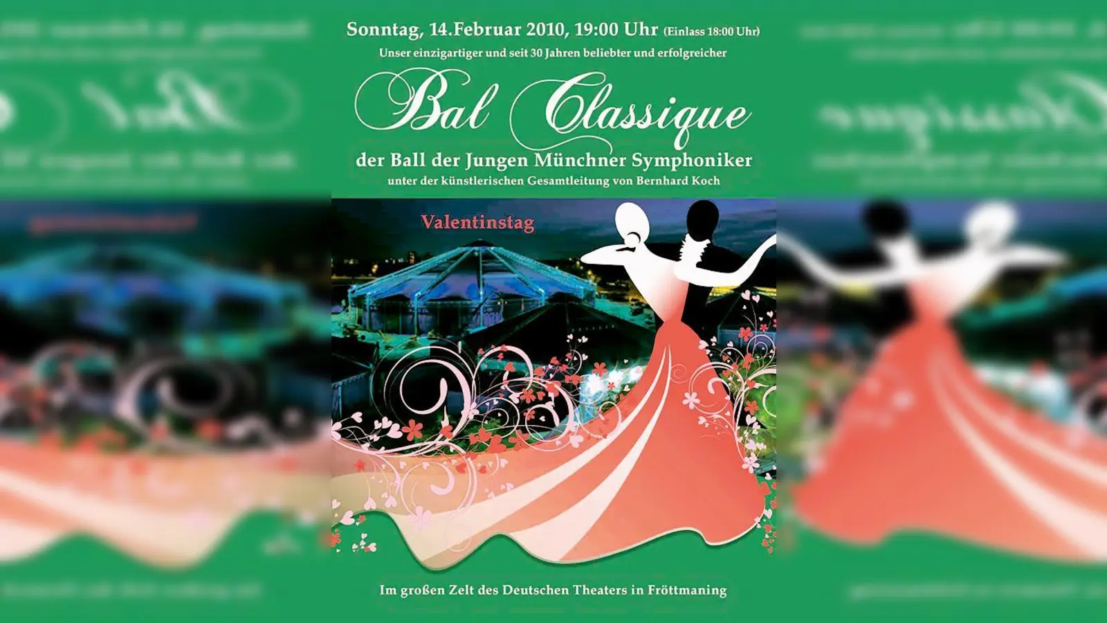 Höhepunkt der Ballsaison im Deutschen Theater: Der Bal Classique am Valentinstag.	 (Grafik: Privat)