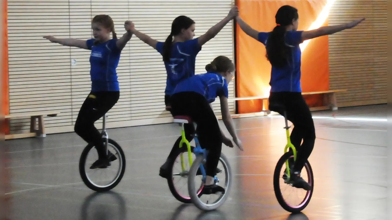 Einradfahren ist ein Sport, bei dem man Geschick, Konzentration und viel Balance braucht.  (Foto: VA)