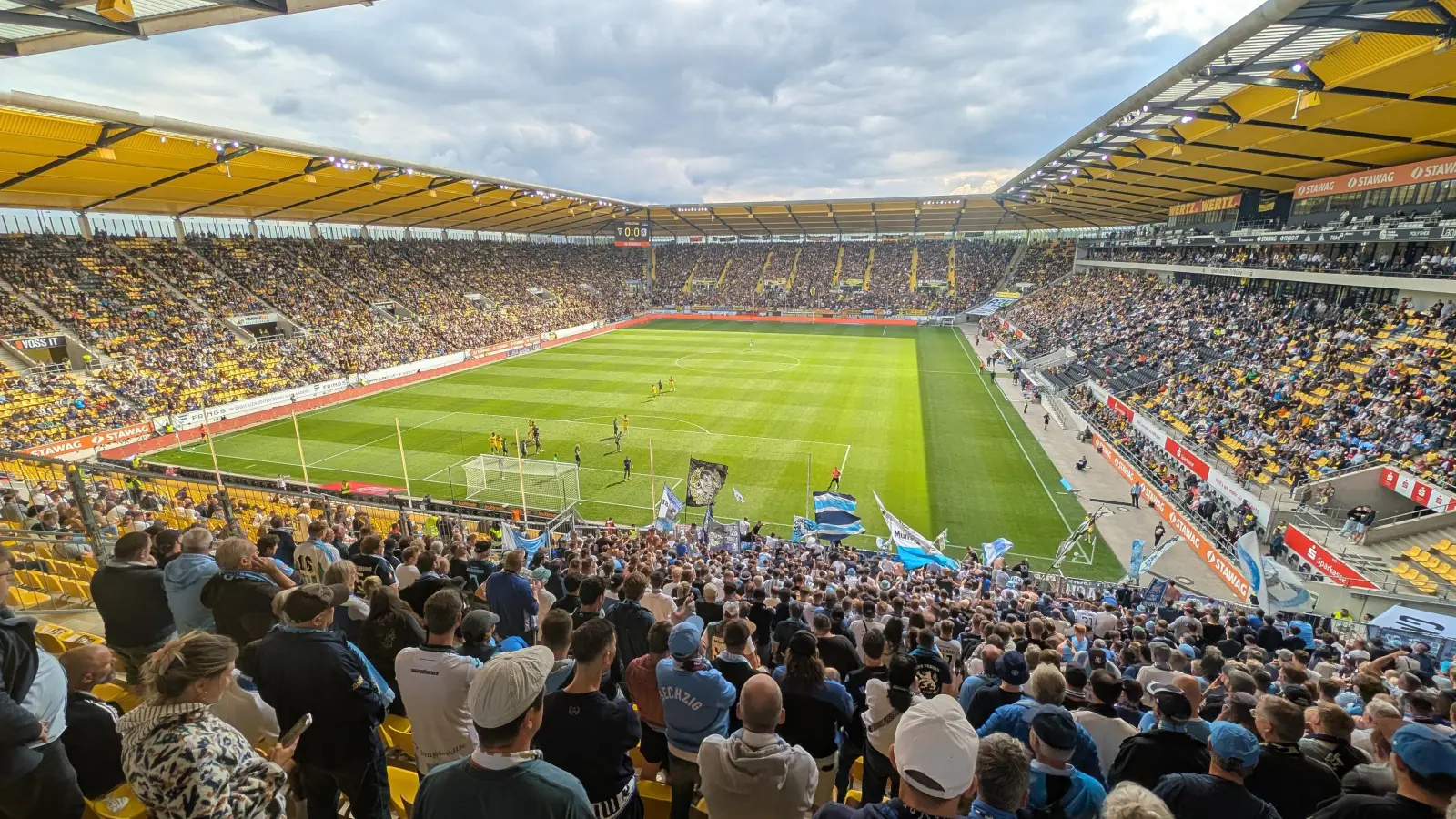 Spätes Glück am Tivoli: TSV 1860 München in Aachen.  (Foto: M. Forster)