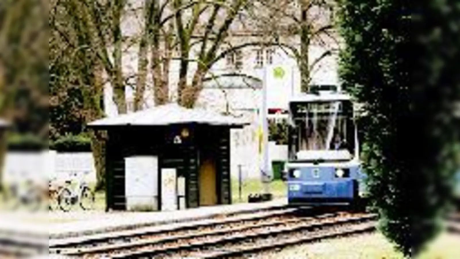 Anbindung an die Stadt: die Trambahn war und ist für die Bürger aus dem Geiselgasteig nach wie vor die wichtigste Anbindung.   (Foto: Red.)