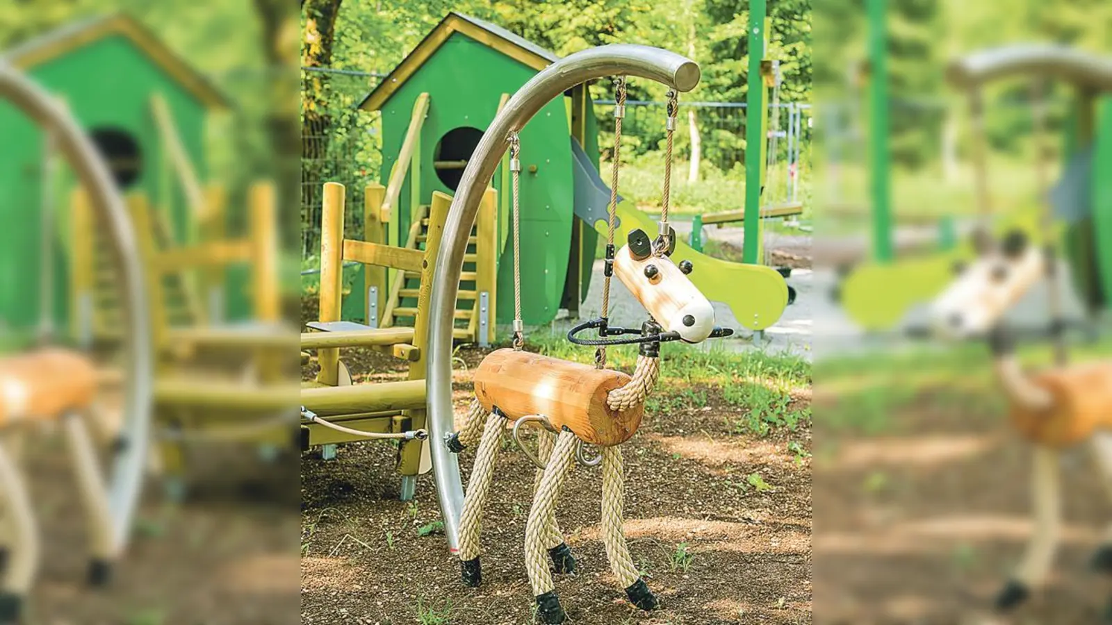 Erlebnis-Spielplatz an der Dianastraße in Haar wird am 6. Juli offiziell mit vielen Highlights eröffnet. (Foto: oh)