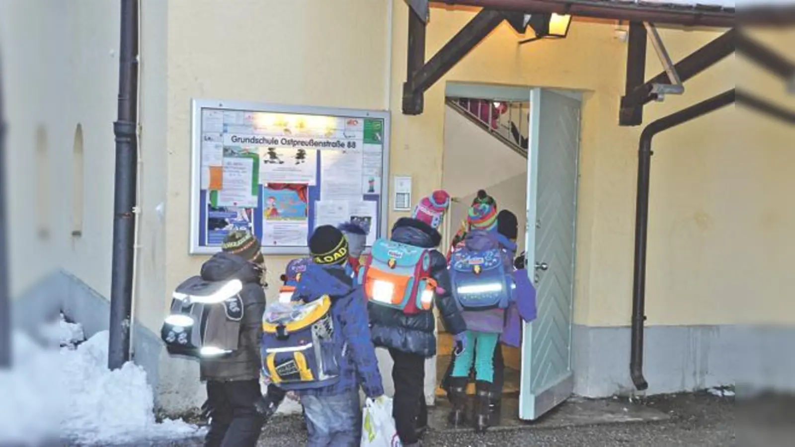 Im kommenden Schuljahr müssen die Kinder der Grundschule an der Ostpreußenstraße noch enger zusammenrücken.	 (Foto: Sybille Föll)